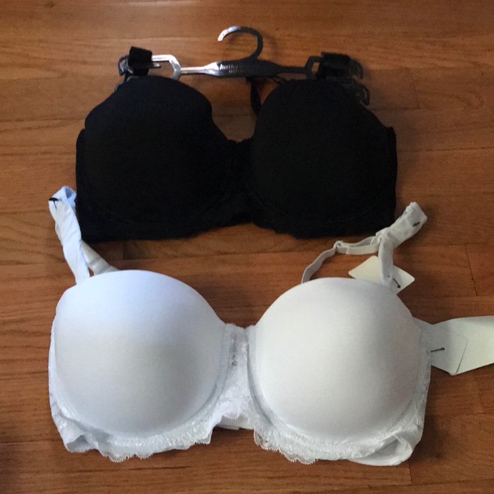 NWT black/white Bras